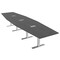 Skutchi Designs 45 in W, 165.75 in L, 29 in H, Engineered Wood Top, Grey HAR-HEX.IR-46x168-T-ELEC-ASIANNIGHT - alternate 1